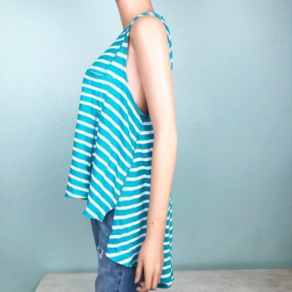 Free People Beach house Tank Top Striped SzXS-S - Picture 3 of 8